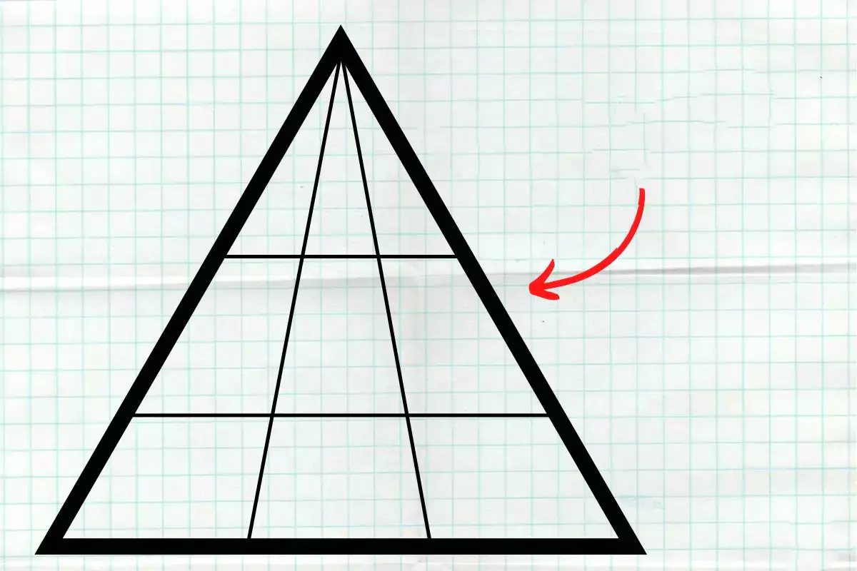 IQ-test- minder dan 5,32% van de mensen kan het juiste aantal driehoeken vinden