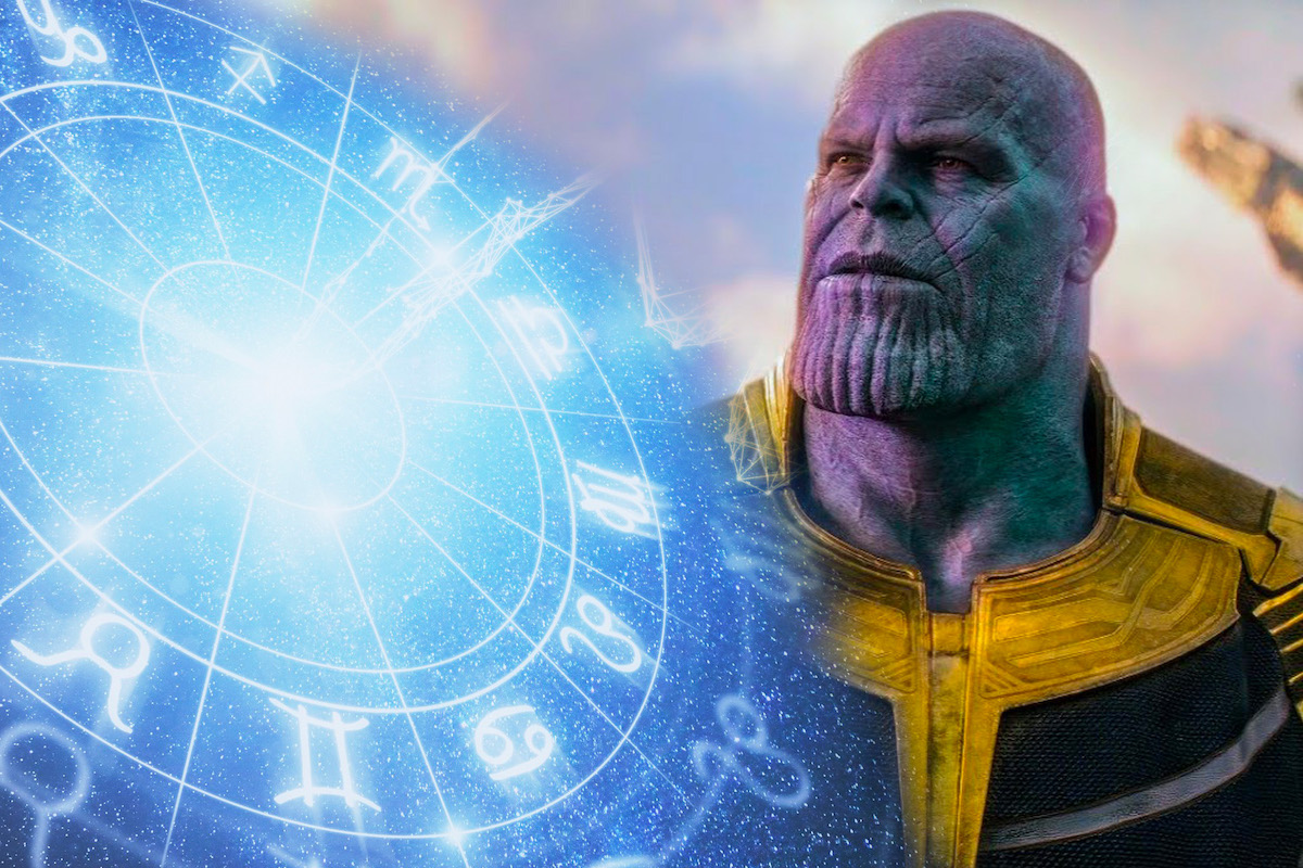 Sternzeichen von Thanos dem Titanen